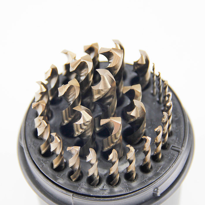 25pcs Twist Drill Bit-Amber Finish