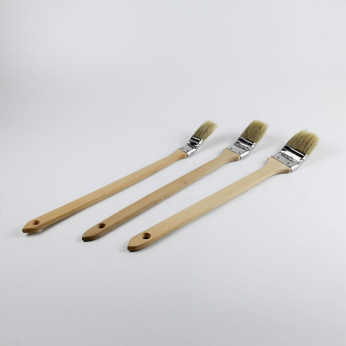 3pcs Paint Brush-Long Wood Handle